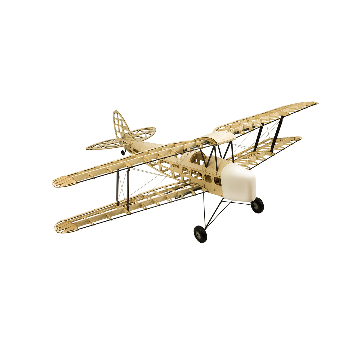 Laser Cut Wooden Model Kit Assembly - RC 飛行機 レーザーカット バルサ材飛行機キット 新しいタイガーモス DH-82