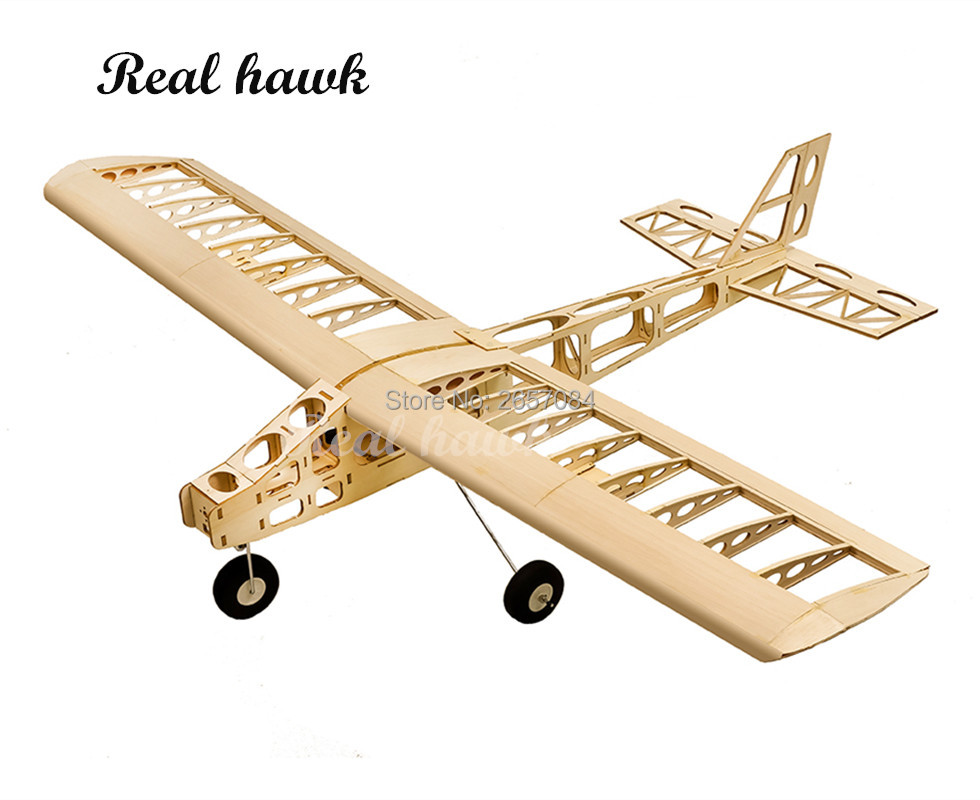 1300mmのバルサ材製RC飛行機キット。レーザーカットされ - Laser Cut Wooden Model Kit Assembly のレビューと価格