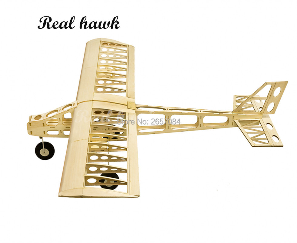 1300mmのバルサ材製RC飛行機キット。レーザーカットされ - Laser Cut Wooden Model Kit Assembly のレビューと価格