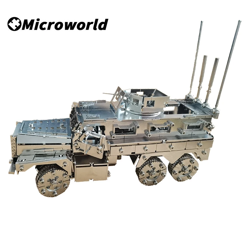 Microworld 3D メタルパズル装甲待ち伏せ保護車モ - Metal 3D Puzzle Stainless Model Kit のレビューと価格