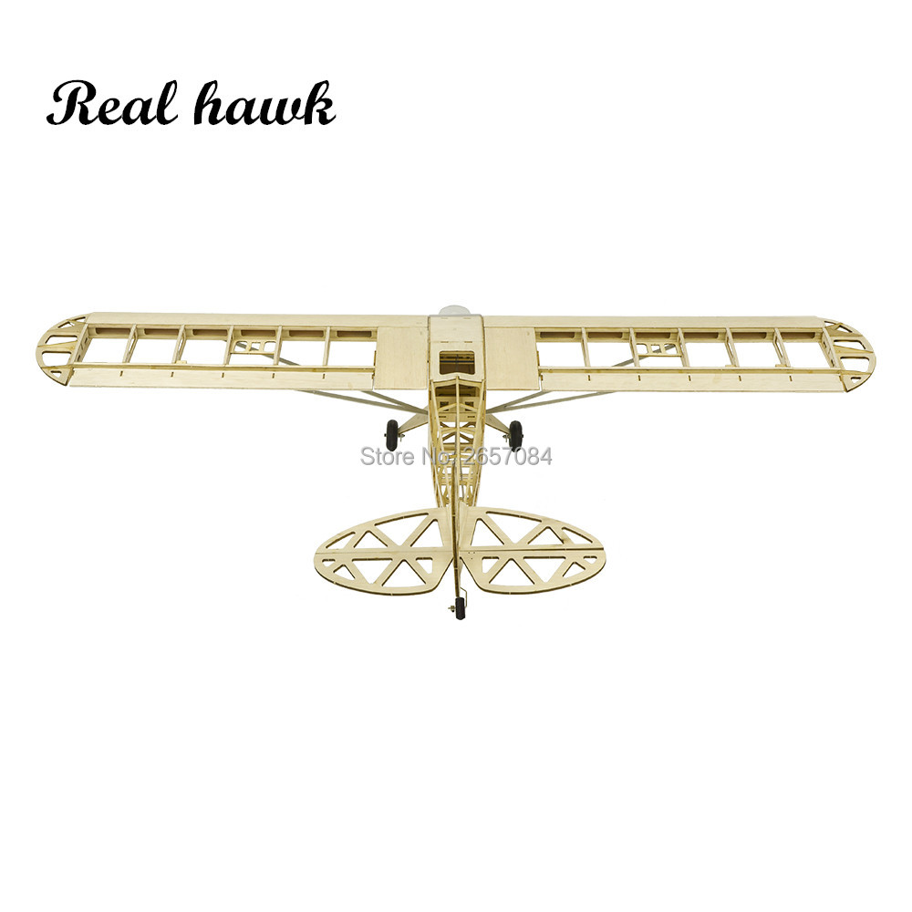 パイパーJ3カブ1200mm、バルサ材を使用したRC飛行機キ - Laser Cut Wooden Model Kit Assembly のレビューと価格