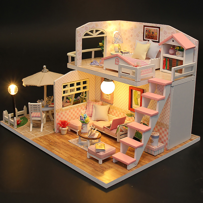 3D パズル構築モデルキット木製ミニチュアドールハウス LE - Miniature Led Light Kit For Dollhouse のレビューと価格