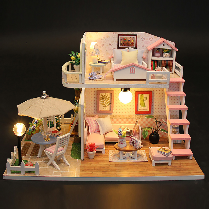 3D パズル構築モデルキット木製ミニチュアドールハウス LE - Miniature Led Light Kit For Dollhouse のレビューと価格
