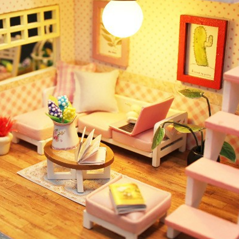 3D パズル構築モデルキット木製ミニチュアドールハウス LE - Miniature Led Light Kit For Dollhouse のレビューと価格