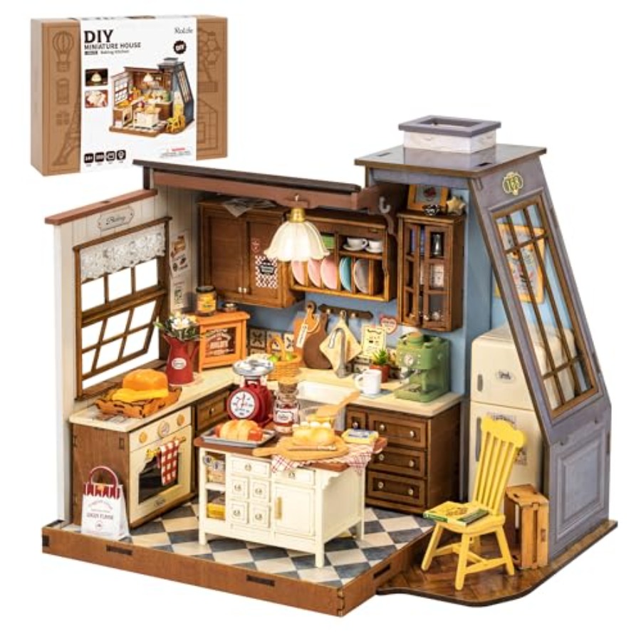 大人向けDIYミニチュアハウスキット、LEDライト付きミニ木 - Miniature Led Light Kit For Dollhouse のレビューと価格