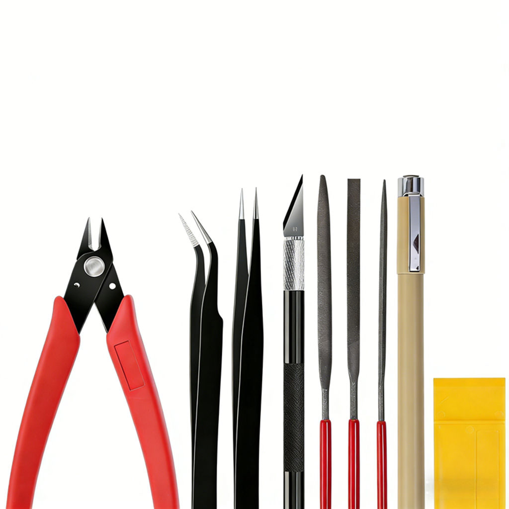 ガンプラ初心者向けツールキット、赤いニッパーとピンセット、ホ - Modeling Tool Kit Tweezers Hobby Knife のレビューと価格