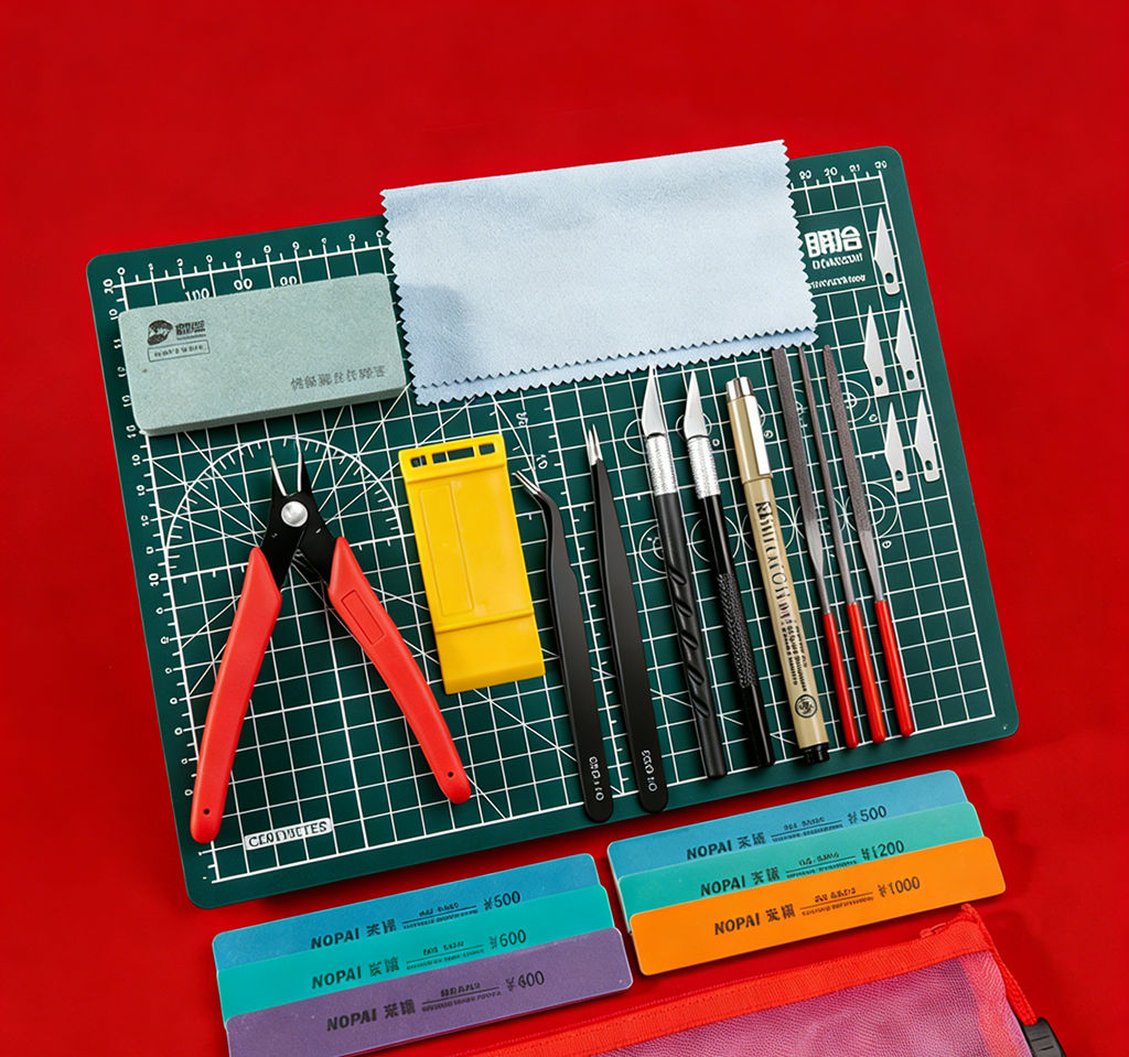 ガンプラ初心者向けツールキット、赤いニッパーとピンセット、ホ - Modeling Tool Kit Tweezers Hobby Knife のレビューと価格