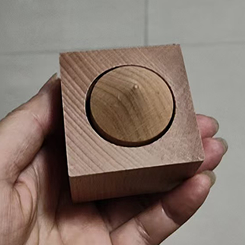 不可能な木製ブロックは、シリンダーのクローズアップを表現しま - 3D Wooden Mechanical Puzzle Marble Run のレビューと価格