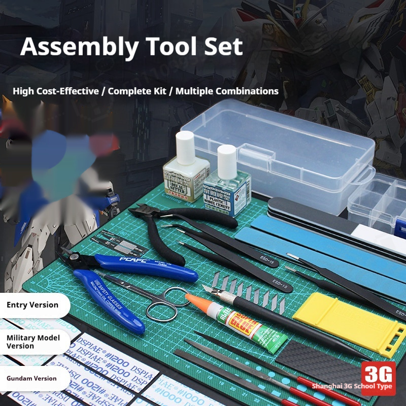 モデル構築ツールキット シャープホビーニッパー ユーティリテ - Modeling Tool Kit Tweezers Hobby Knife のレビューと価格