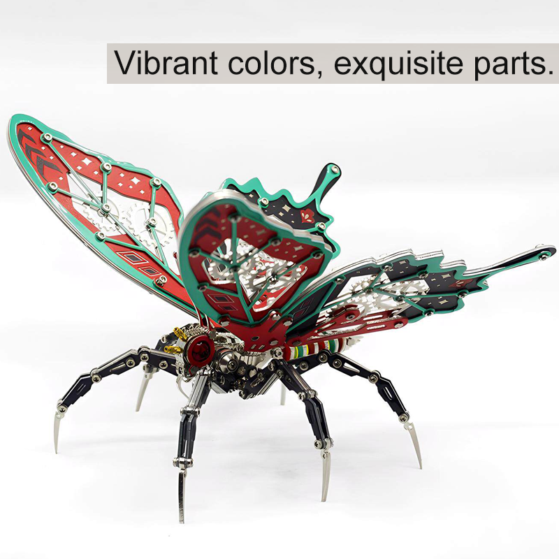 DIYパンク3Dメカニカルメタル昆虫組み立てキット カラフル - Metal 3D Puzzle Stainless Model Kit のレビューと価格