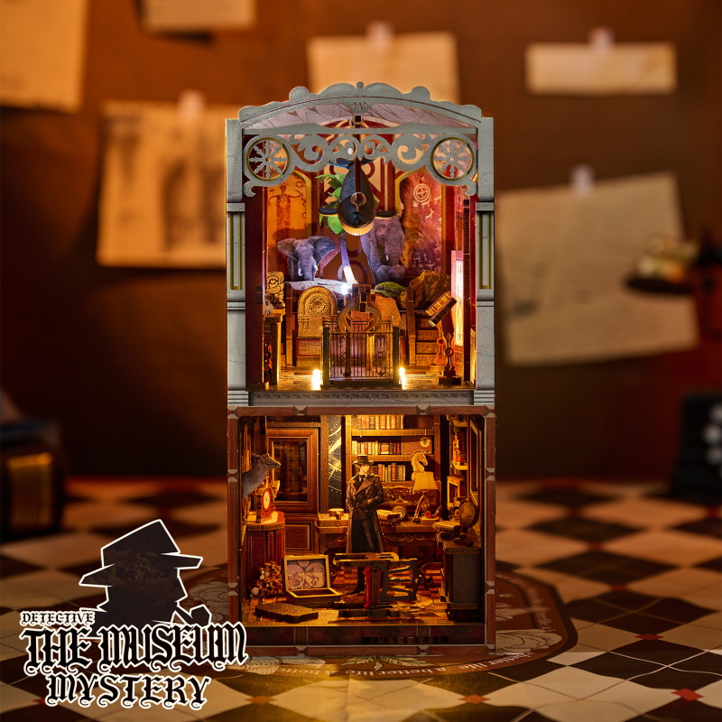 Zuuton DIY ブックヌークキット ミュージアムミステ - Diy Miniature Dollhouse Kit Book Nook のレビューと価格