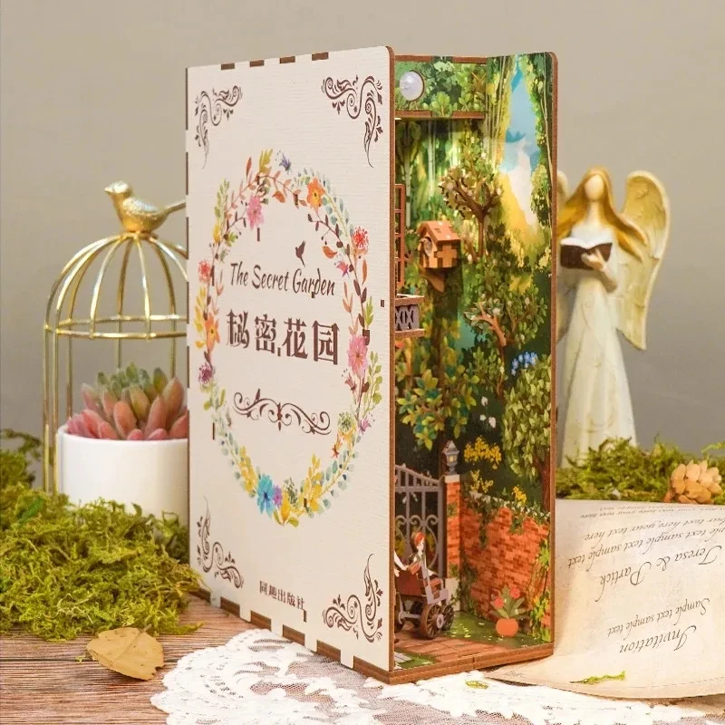 新しい DIY 木製ブックコーナー棚挿入キットミニチュアアニ - Book Nook Shelf Insert Alley Diy のレビューと価格