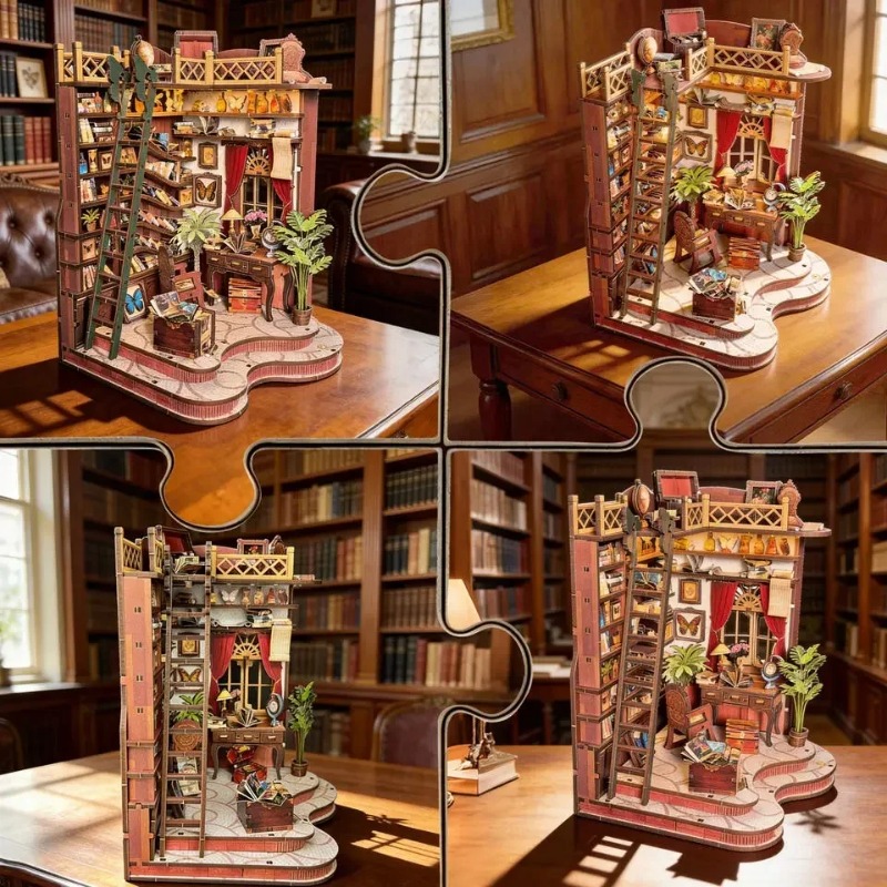 DIYブックヌックシェルフインサートキット ウィンディングア - Book Nook Shelf Insert Alley Diy のレビューと価格