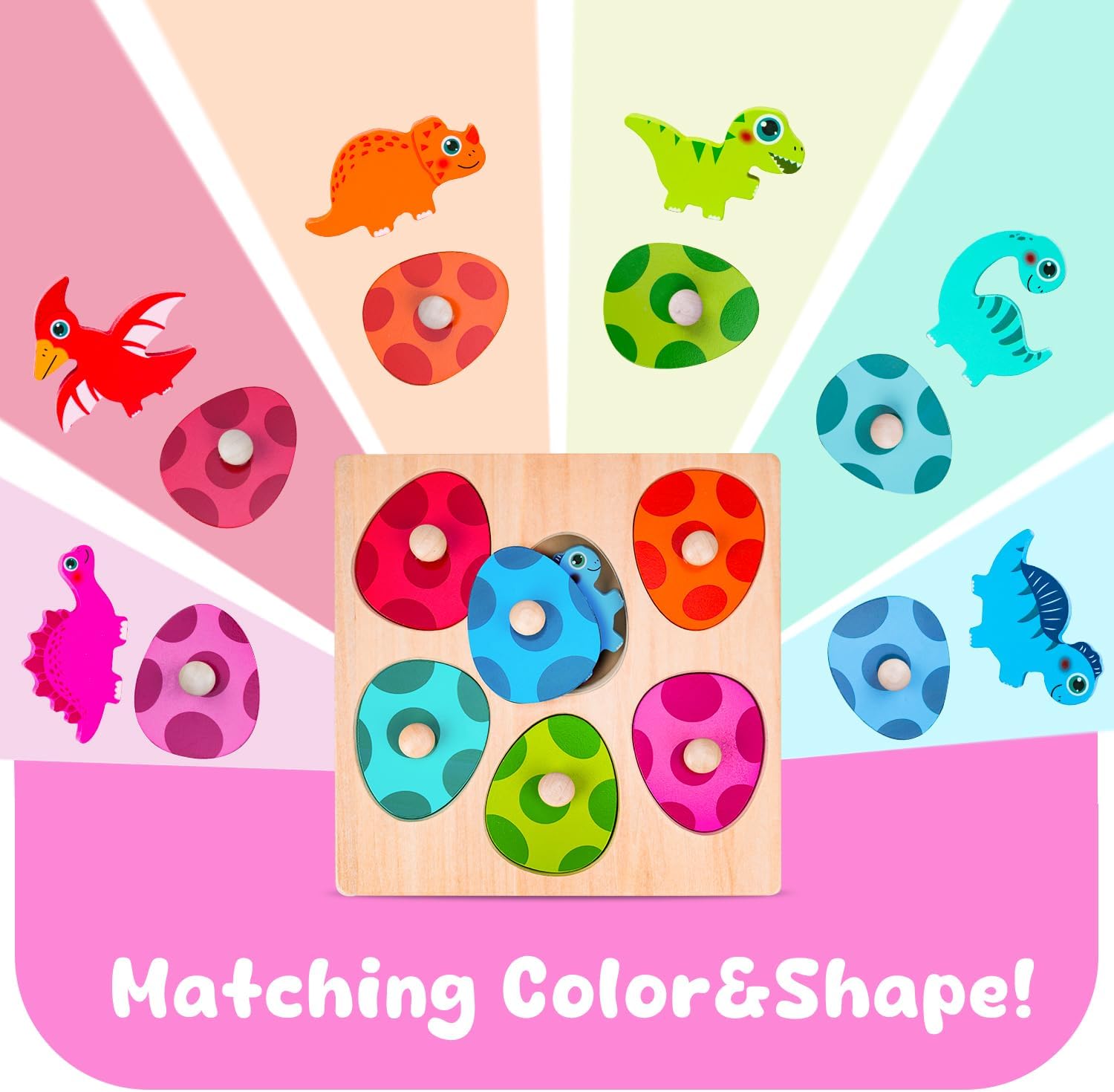 木製恐竜ジグソーパズルおもちゃモンテッソーリペグパズルゲーム - 3D Wooden Mechanical Puzzle Marble Run のレビューと価格