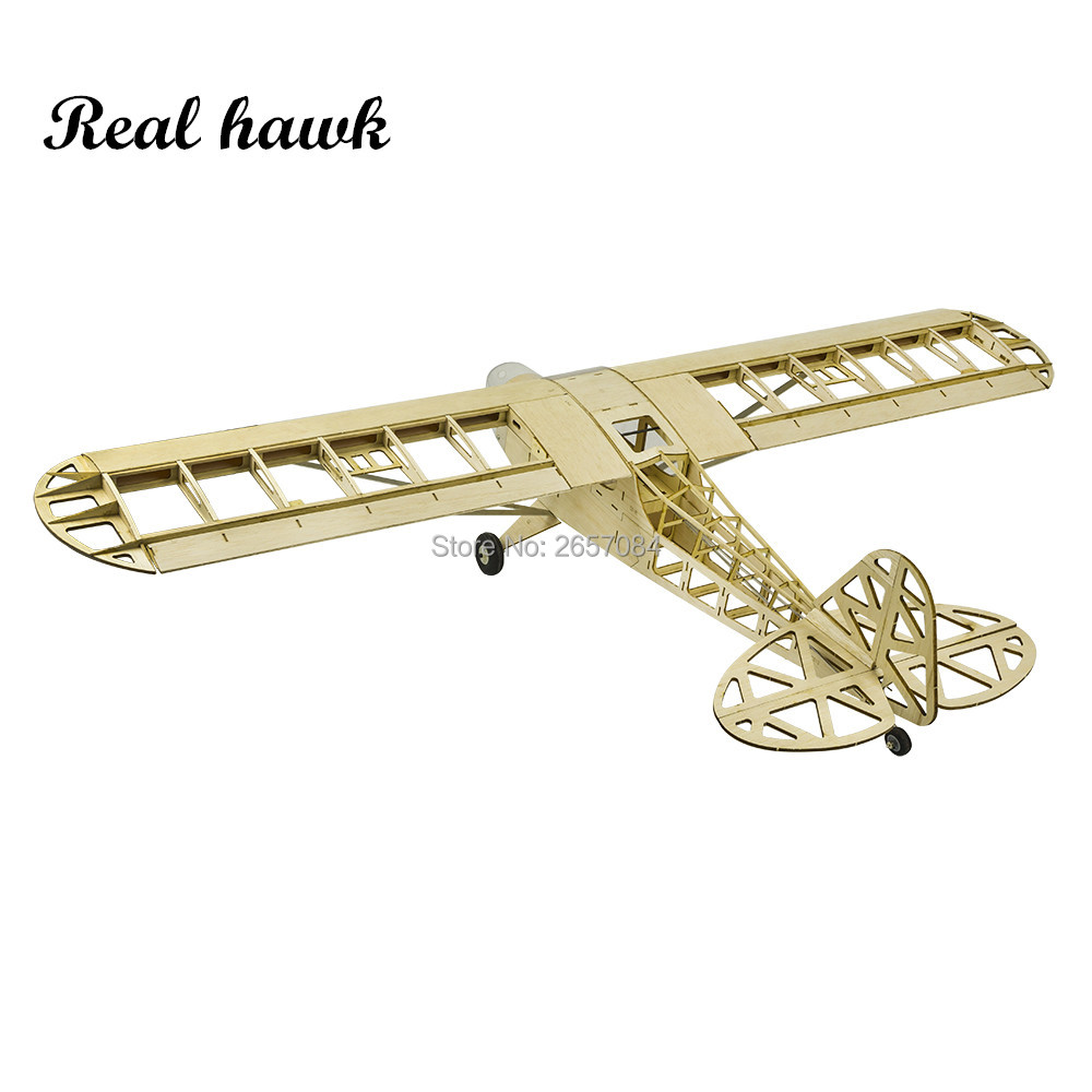 パイパーJ3カブ 1200mm バルサ材 RC飛行機キット、 - Laser Cut Wooden Model Kit Assembly のレビューと価格